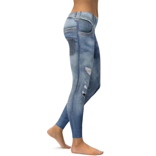 Realistic Jeans Leggings – Image 2